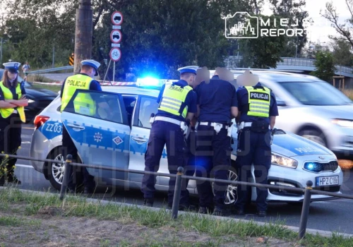 Pościg za pijanym Ukraińcem przez Warszawę. Mężczyzna został zatrzymany przy stadionie Legii