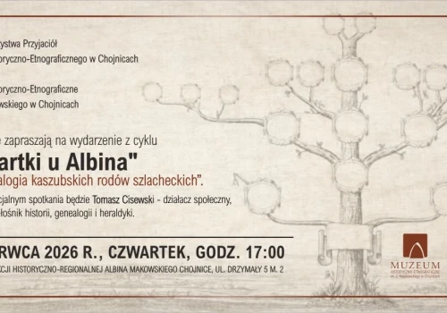 Tomasz Cisewski ujawni w Chojnicach tajemnice kaszubskich rodów.