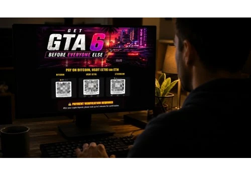 Fałszywe strony z GTA 6 wyłudzają kryptowaluty od graczy