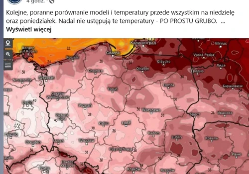 Ekstremalne upały nadciągają do Polski. Może paść rekord. 