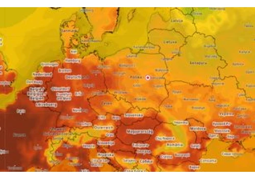 Mapa upałów online. Sprawdź, gdzie jest najcieplej