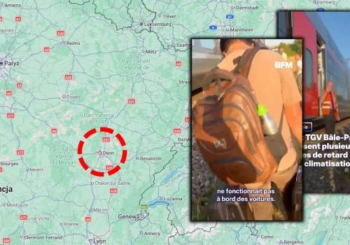 Pociąg TGV utknął na trasie. Pasażerowie przeżyli koszmar