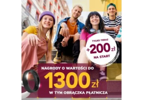 Zyskaj z Alior Bank. Załóż konto, zgarnij 200 zł, obrączkę płatniczą i do 800 zł cashbacku! Proste warunki