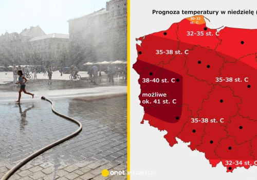 Takiego upału nie było od stu lat. Mapa pokazuje, gdzie może paść historyczny rekord