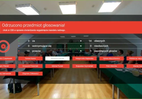 Radni nie zgodzili się na wygaszenie mandatu Malwiny Kaszak. Uznali, że brak jest podstaw prawnych