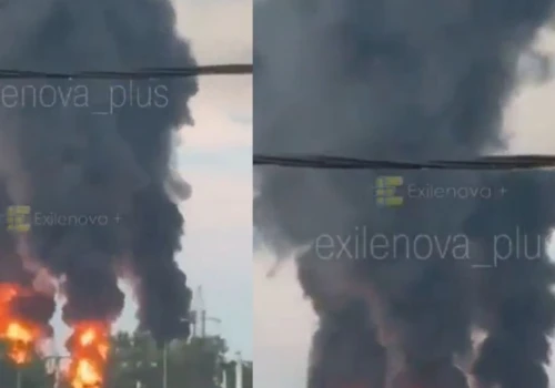 Kolejny cios w rosyjski łańcuch paliwowy. Płonie kluczowa baza w Krasnodarze