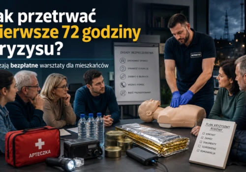 Jak przygotować siebie, rodzinę i dom na sytuacje kryzysowe? Ruszają bezpłatne warsztaty dla mieszkańców
