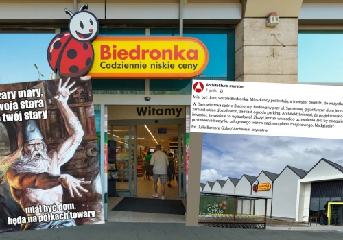 Darłowo: inwestor budował dom z ogrodem, ale wyszła Biedronka z parkingiem