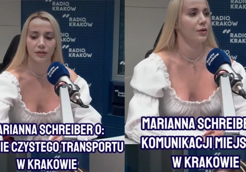 Uważa, że miasto za dużo dopłaca do komunikacji miejskiej, ale chce, by była darmowa dla wszystkich. Marianna Schreiber o swoich planach jako prezydentka Krakowa