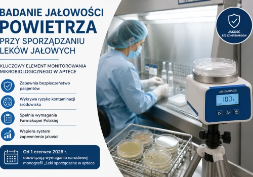 Badanie jałowości powietrza przy sporządzaniu leków jałowych