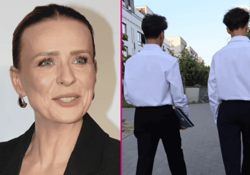Aneta Zając pokazała synów. Ale wyrośli. Właśnie skończyli podstawówkę