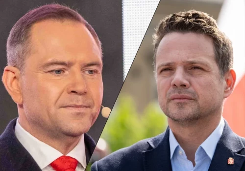 Trzaskowski zalicza sondażowy spadek. Rekordowy wynik Nawrockiego