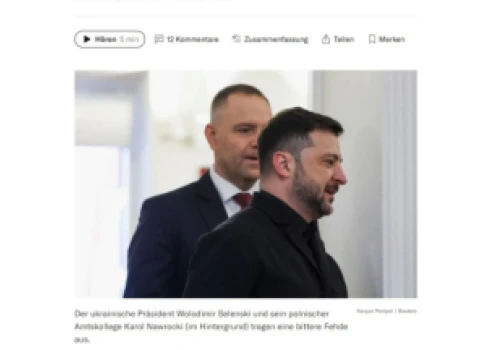 Prasa szwajcarska: Polska i Ukraina walczą na niewłaściwym froncie - ze sobą nawzajem