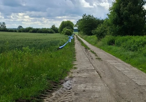 Postęp prac przy rozbudowie sieci wodociągowej i kanalizacyjnej w gminie Wisznia Mała