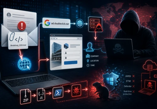 Czy da się wykorzystać legalny serwis Googla do dystrybucji złośliwego oprogramowania? Cyberprzestępcy znaleźli sposób – szczegóły kampanii DesckVB RAT