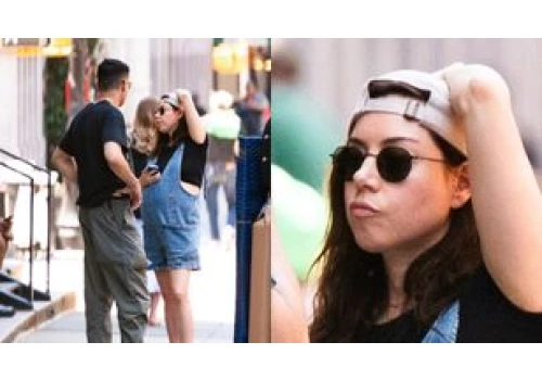 Aubrey Plaza eksponuje ciążowe krągłości z nowym ukochanym u boku. Aktorka rok temu pochowała męża (ZDJĘCIA)