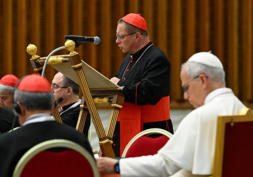 1 sesja nadzwyczajnego konsystorzu: medytację wygłosił kard. Grzegorz Ryś