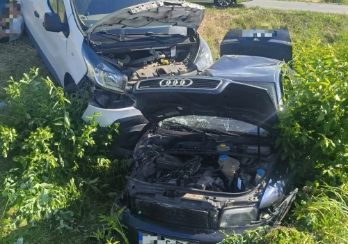 Groźne zderzenie czterech pojazdów na DK82. Sprawa trafi do sądu