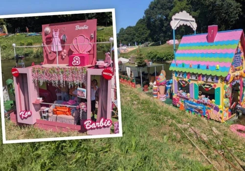Barka Barbie, kolorowa chatka i domek św. Mikołaja – czyli Pływadła na Odrze!