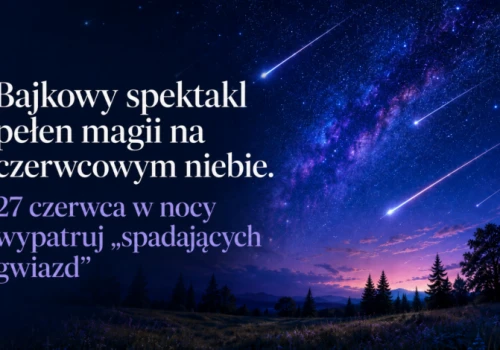 Bajkowy spektakl pełen magii na czerwcowym niebie. 27 czerwca w nocy wypatruj „spadających gwiazd”