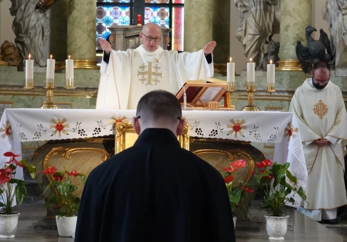 Profesja zakonna o. Mateusza Orłowskiego SJ