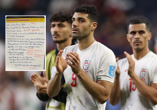 Było tuż po meczu. Taką wiadomość do Amerykanów zostawił Iran