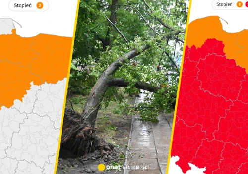 Po historycznych upałach w Polskę uderzą niszczące burze. Podwójne alarmy IMGW