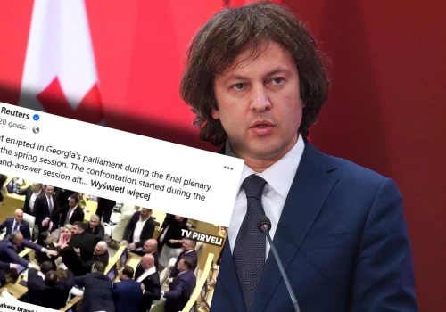Bójka w gruzińskim parlamencie. Wcześniej poseł wyśmiał premiera. 