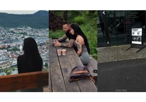 Sylwia Szostak bryknęła do Norwegii z NOWYM UKOCHANYM. Podziwiali widoki i poszli razem na siłownię. Miłość kwitnie? (FOTO)