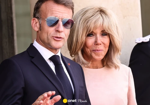 Brigitte Macron zachwyciła u boku Emmanuela Macrona. Ta stylizacja skradła show