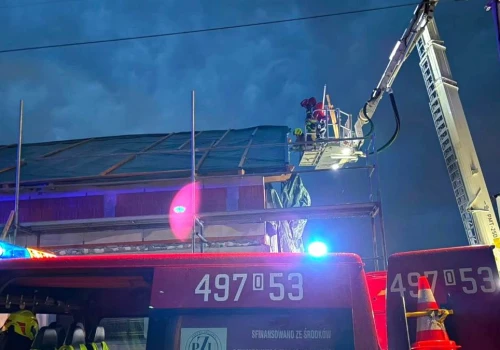 Front burzowy w województwie opolskim. Strażacy znów w Balcarzowicach