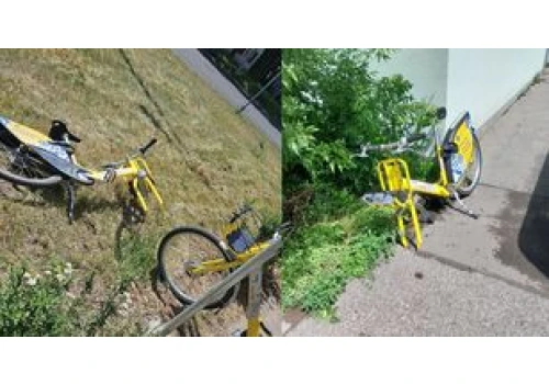 Co dzieje się z rowerami miejskimi w Toruniu? Jednoślady znaleziono bez przednich kół