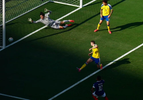 Wielki mecz Francji ze Szwecją na mundialu