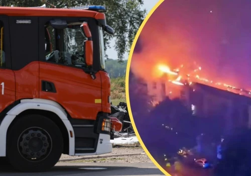 Pożar bloku w Świnoujściu. W akcji kilkanaście zastępów strażaków