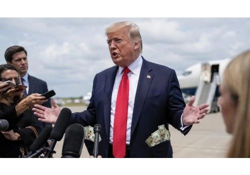 Trump tłumaczy swoje miliardowe zyski
