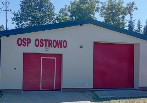 Dobiega końca przebudowa remizy OSP Ostrowo