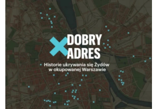 Mapa historyczna „Dobry adres” przypomina historie ukrywania się Żydów w okupowanej Warszawie