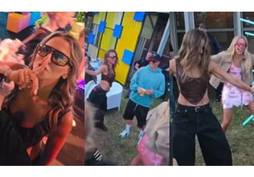 Anna Lewandowska już nie lamentuje nad swoim losem: zamiast tego szaleje na Open'erze z Robertem, wystrojona w KUSY TOP (ZDJĘCIA)