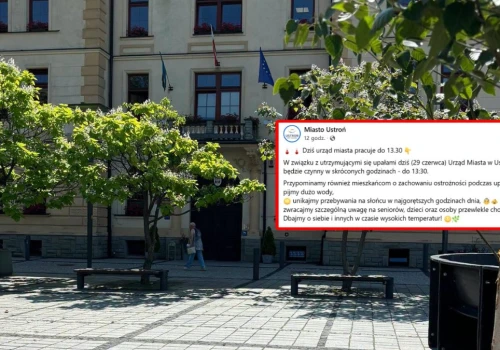 Skrócone godziny pracy Urzędu Miasta w Ustroniu wywołały burzę. „Czy upały dotyczą tylko urzędników?”