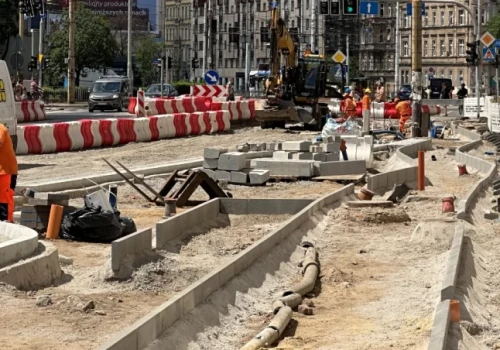 Wielka przebudowa Dubois i Drobnera. Widać już nowe skrzyżowanie