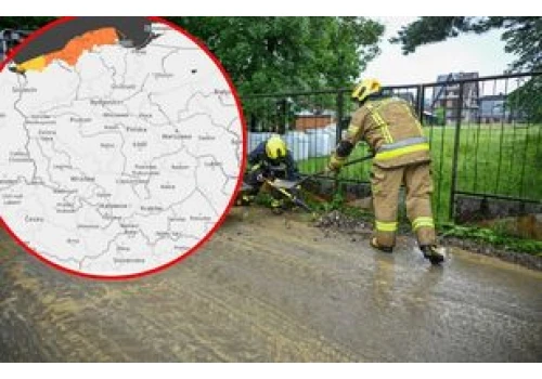 RCB ostrzega przed groźną pogodą. Silny wiatr na północy Polski