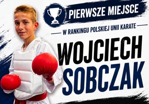 Wojciech Sobczak na czele rankingu Polskiej Unii Karate w swojej kategorii