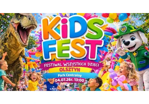 Wielkie święto dzieci w Olsztynie. KIDS FEST opanuje Park Centralny