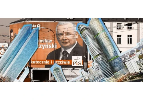 Dwie wieże Kaczyńskiego w ruinie