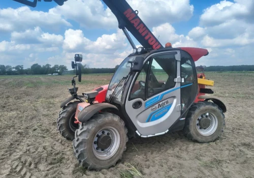 Manitou MLT 625e bez diesla. Jak wypada elektryczna ładowarka w gospodarstwie?