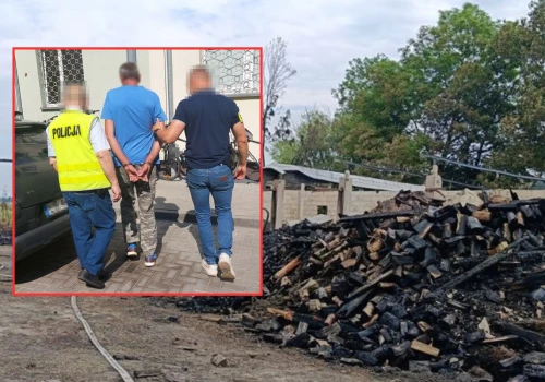 Podpalił gospodarstwo krewnego. Spłonął ciągnik, auta i sprzęt za 850 tys. zł