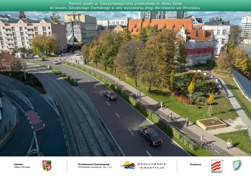 Kompleksowa przebudowa dwóch ulic w centrum Wrocławia