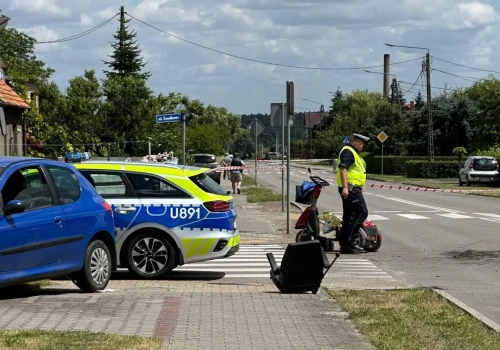 Niepełnosprawny zderzył się z osobówką