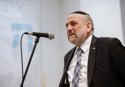 Rabin Schudrich zaapelował o jedność podczas obchodów 80. rocznicy pogromu Żydów