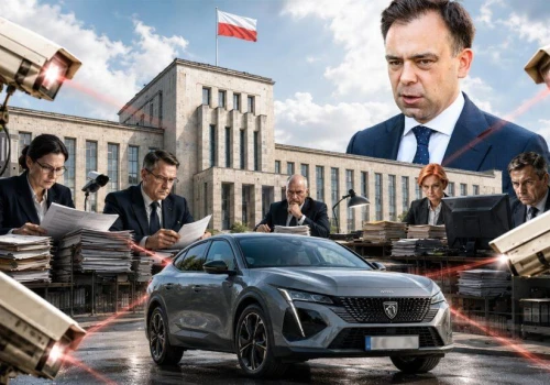Afera z używaniem kamer nadzoru ruchu przez skarbówkę. Skandaliczna odpowiedź Ministerstwa Finansów